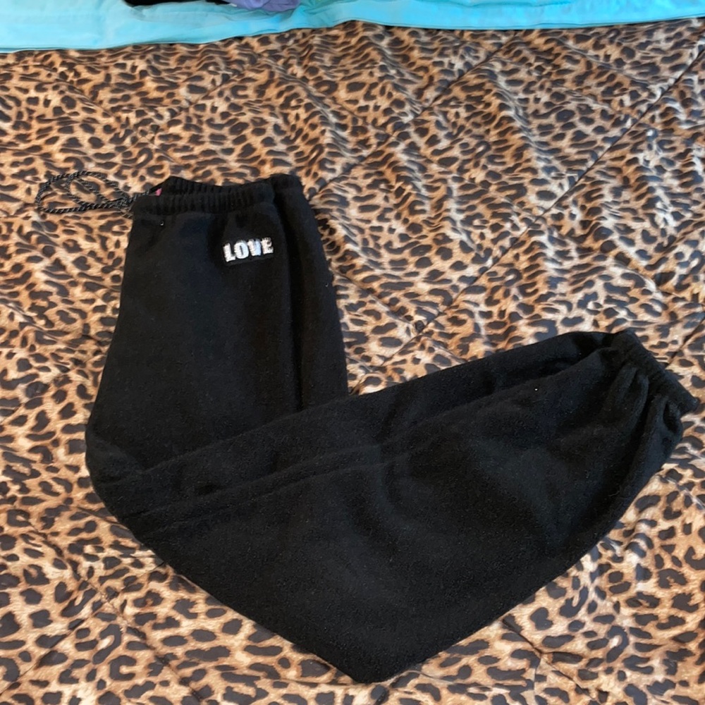 No boundaries LOVE black sweatpants